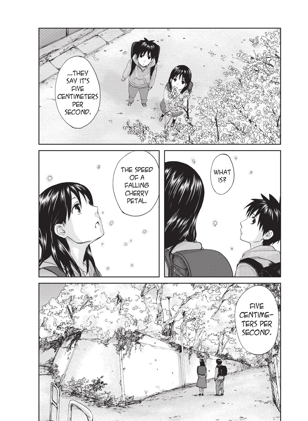 Read 5 Centimeters Per Second En Manga Online