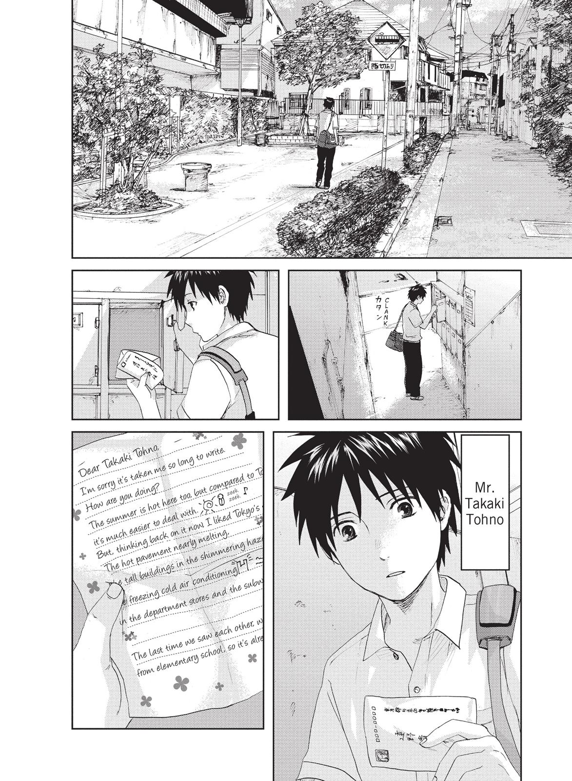 Read 5 Centimeters Per Second En Manga Online