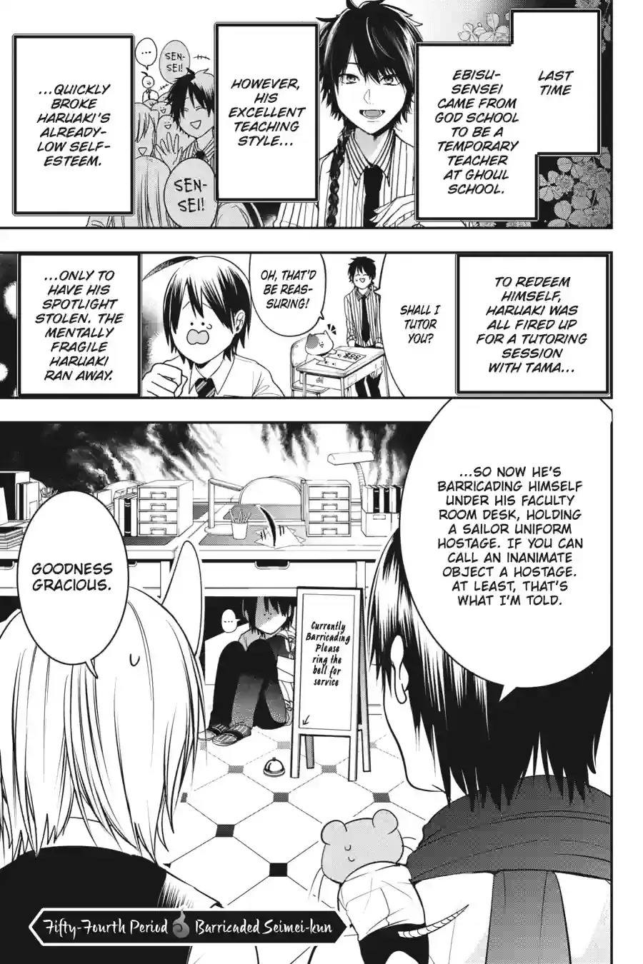 Read A Terrified Teacher at Ghoul School En Manga Online