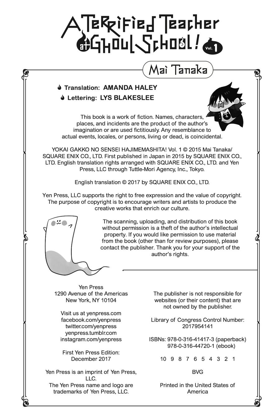 Read A Terrified Teacher at Ghoul School En Manga Online