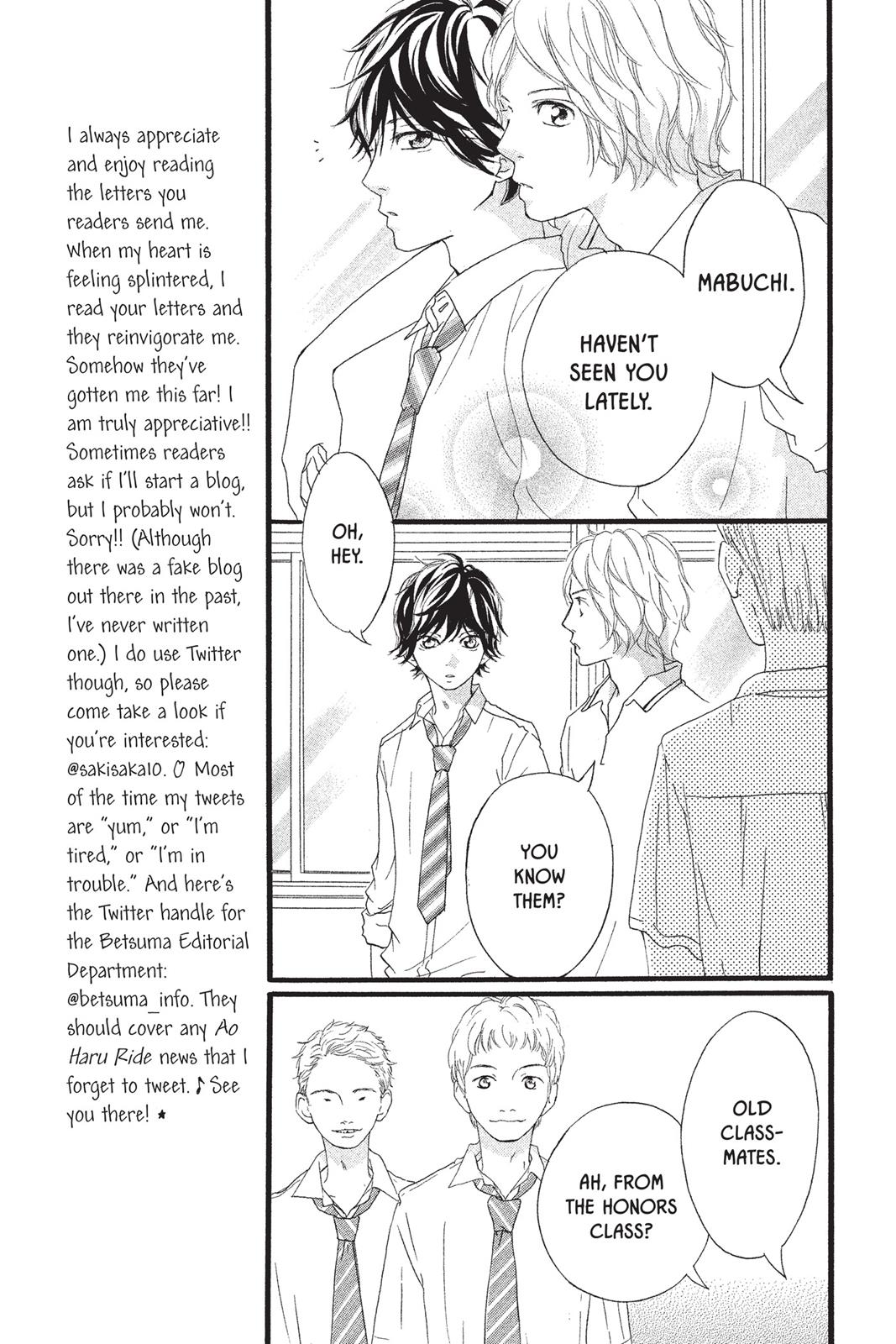Read Ao Haru Ride En Manga Online