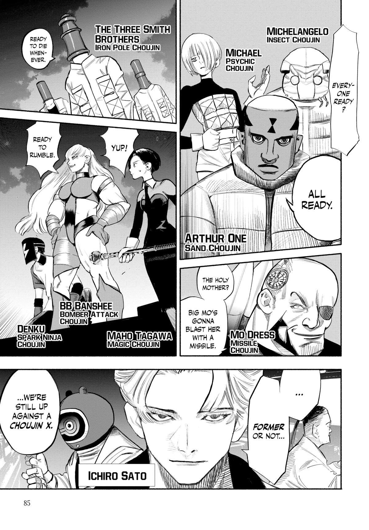 Read Choujin X En Manga Online