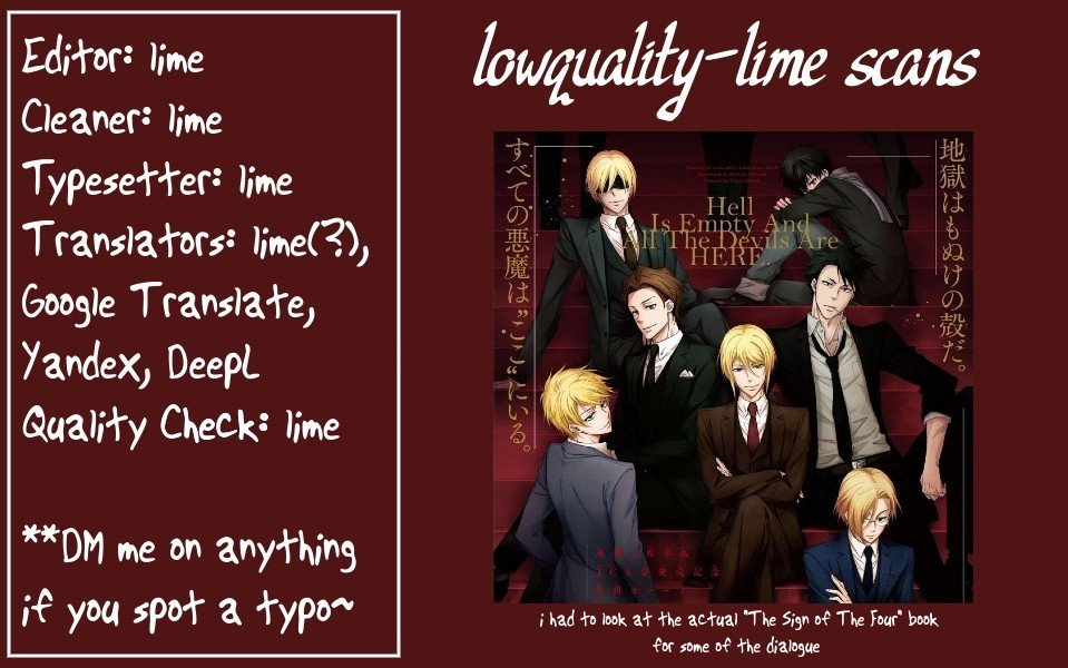 Read Moriarty the Patriot En Manga Online