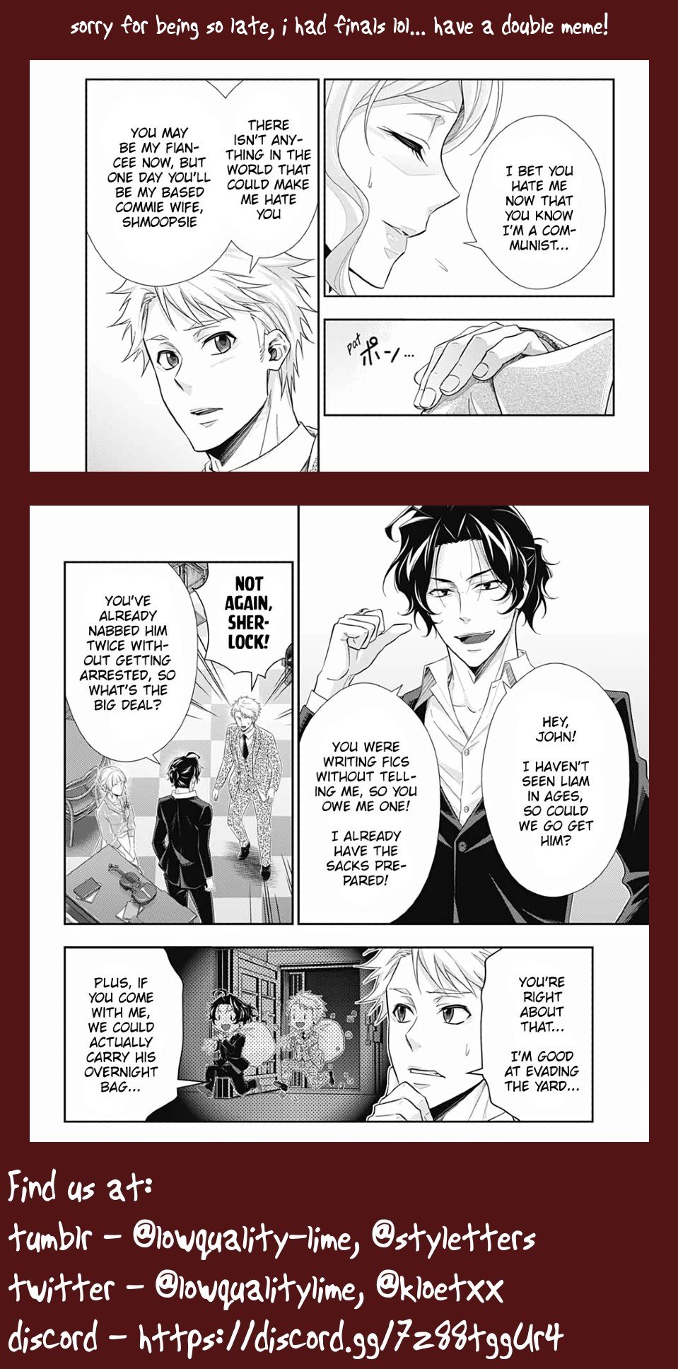 Read Moriarty the Patriot En Manga Online