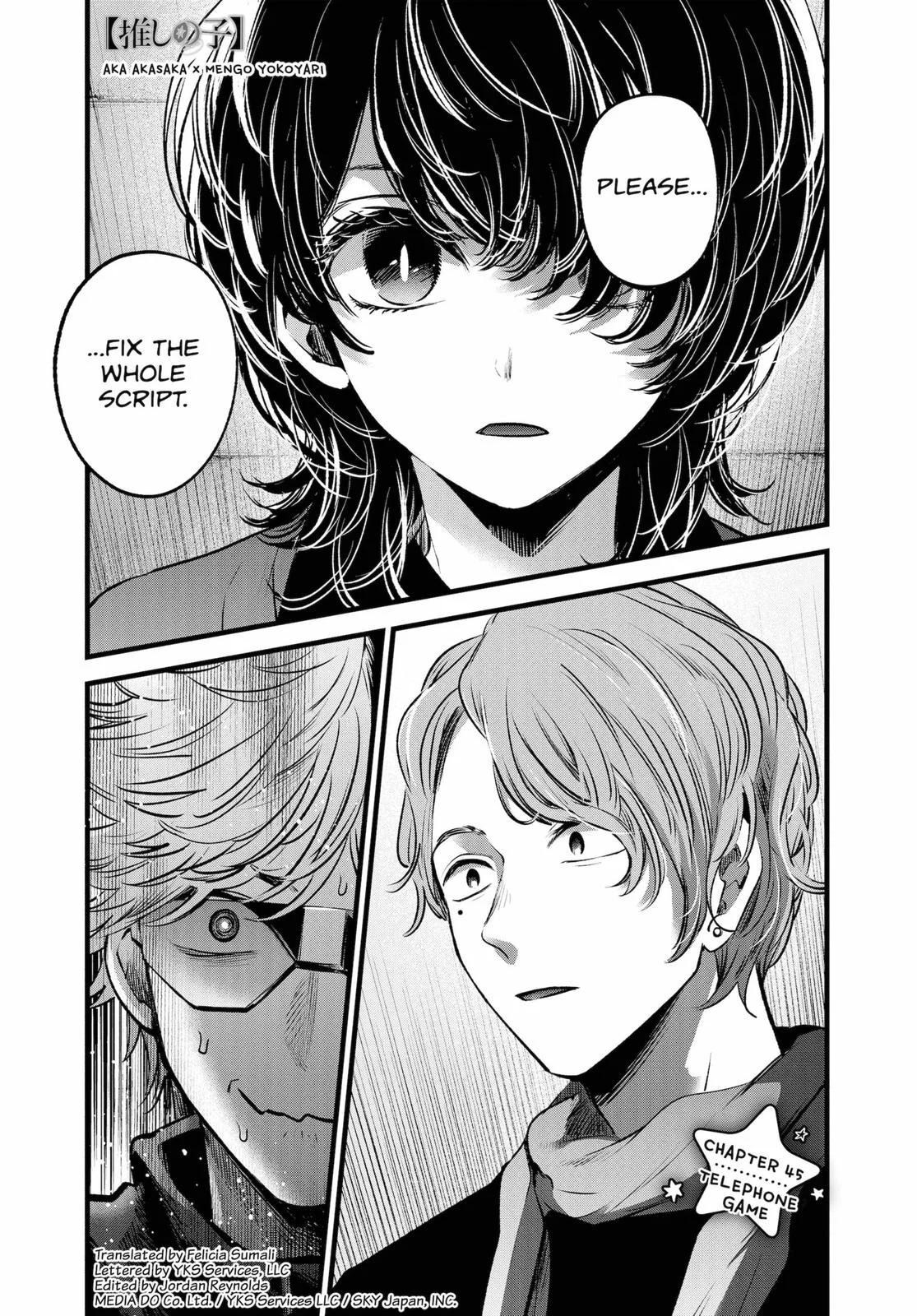 Read Oshi no Ko En Manga Online