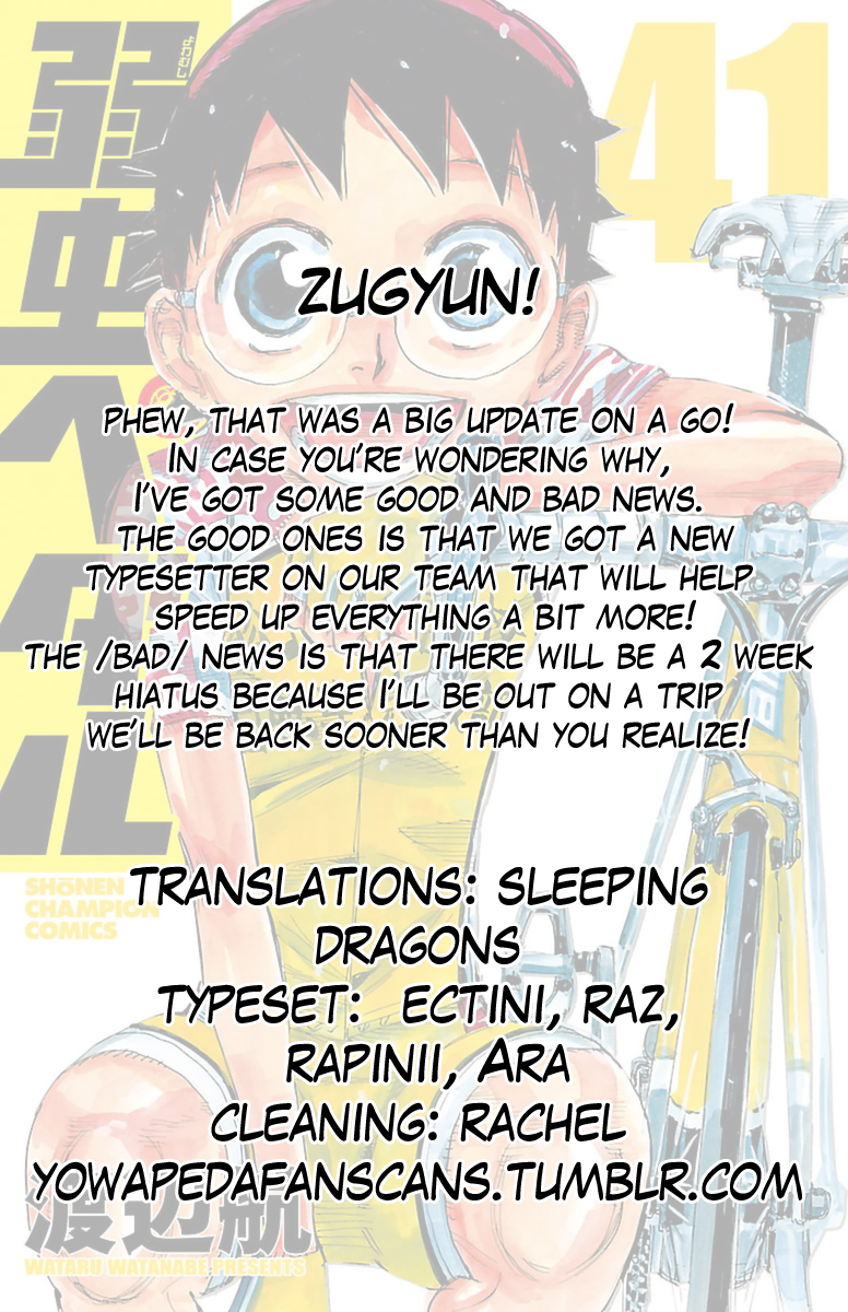 Read Yowamushi Pedal En Manga Online